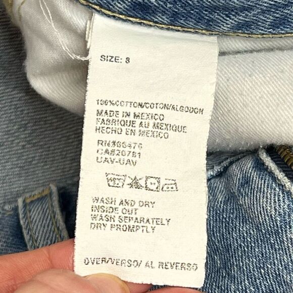 Tommy Hilfiger Y2K light wash boyfriend crop jeans size 8 - Picture 12 of 13